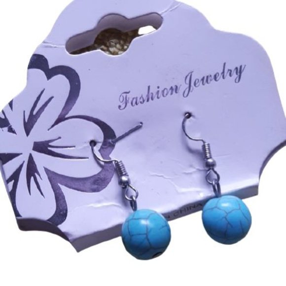 Fashion Jewelry Jewelry - Fashion Jewelry Turquoise Bead Drop BOHO Earrings